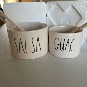 Rae Dunn Guac & Salsa Bowl Set